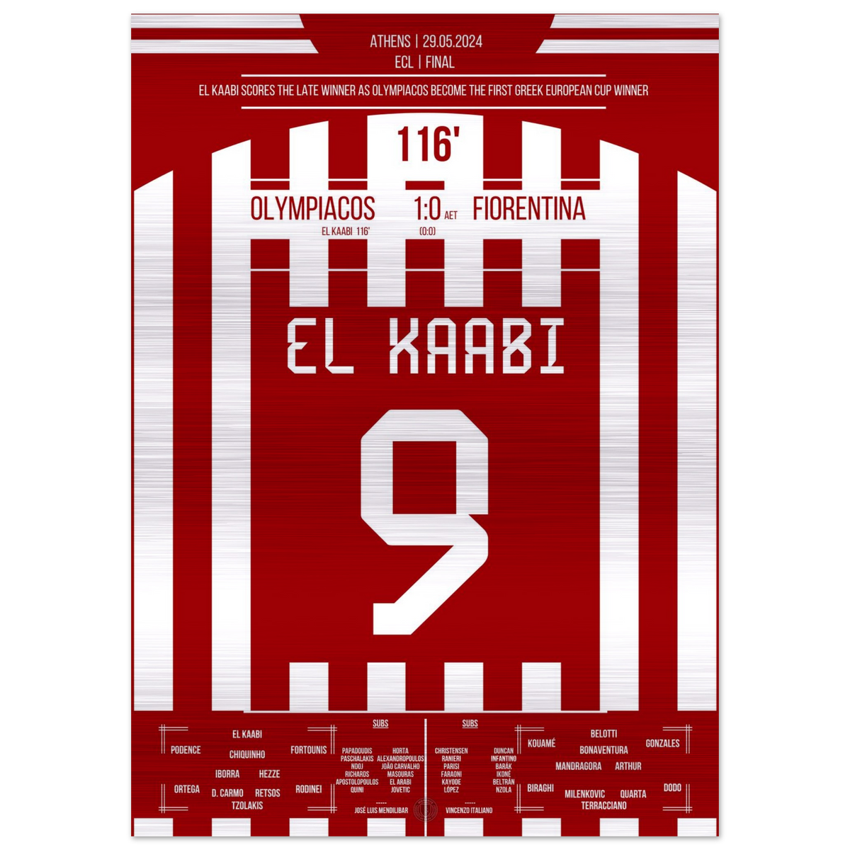 El Kaabi Fires Olympiacos to Their First European Title in History – Metal Edition