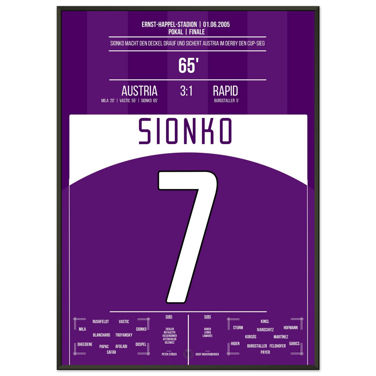 Sionko seals it as Austria win the cup in the derby