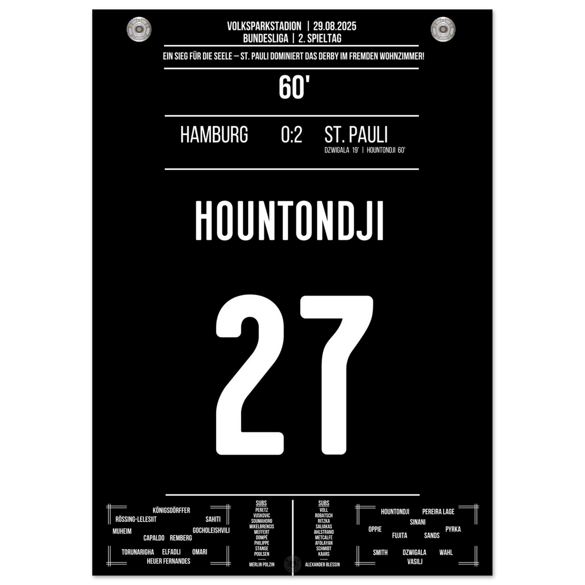 Brown-and-White Madness! Hountondji Scores to Seal Derby Win in 2025