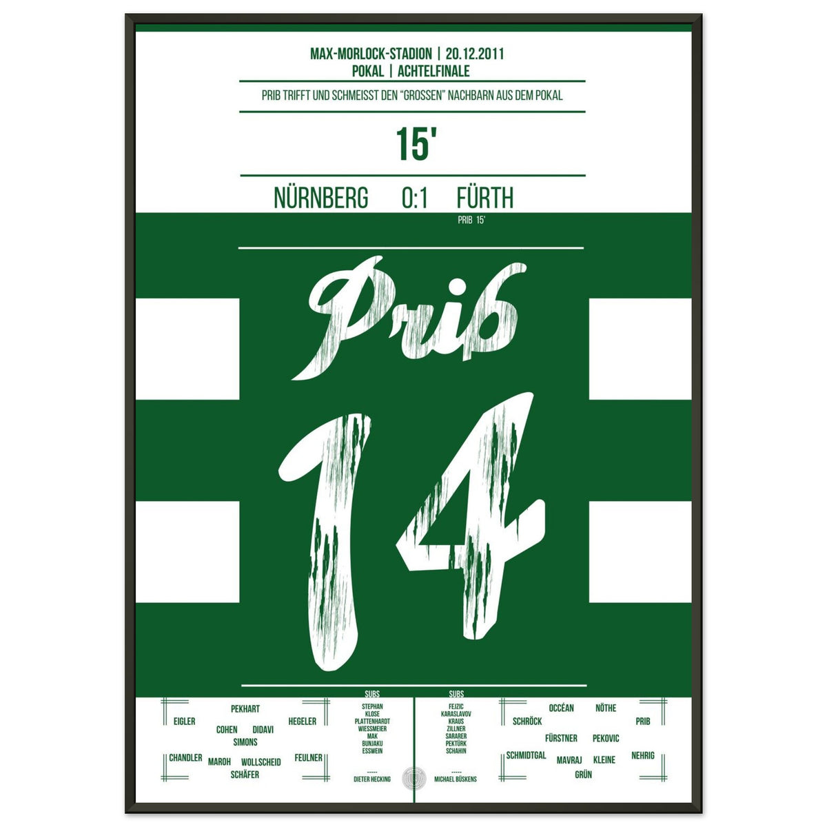 Prib cup hero with winning goal in the 2011 Franconian derby