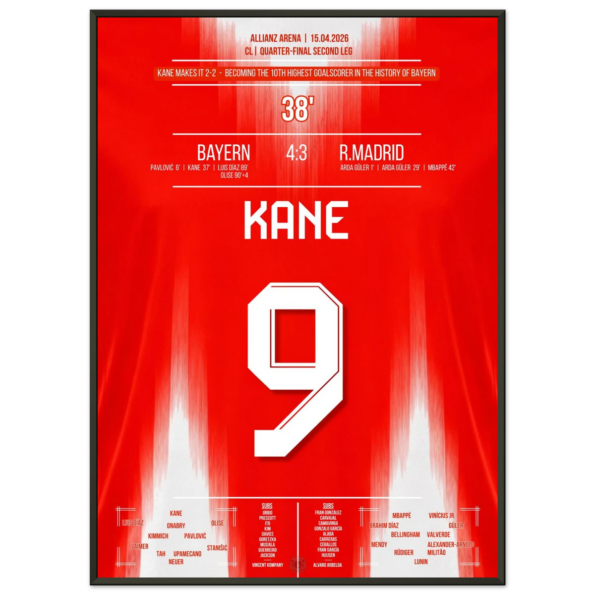 Kane keeps scoring and reaches the 50-goal season mark