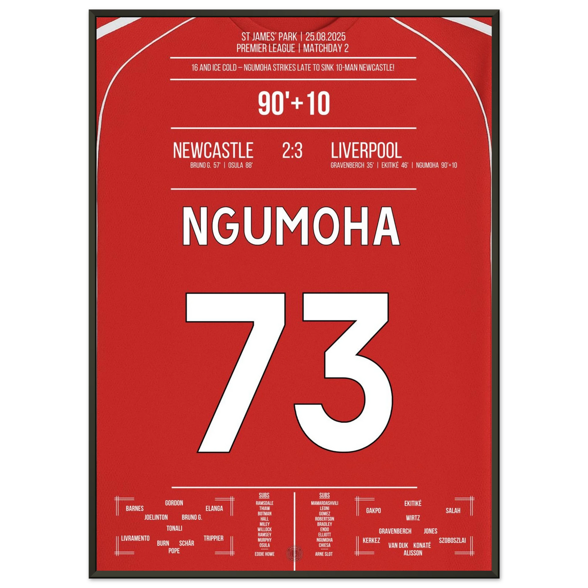 Ngumoha 90'+10! A Fairytale Debut!