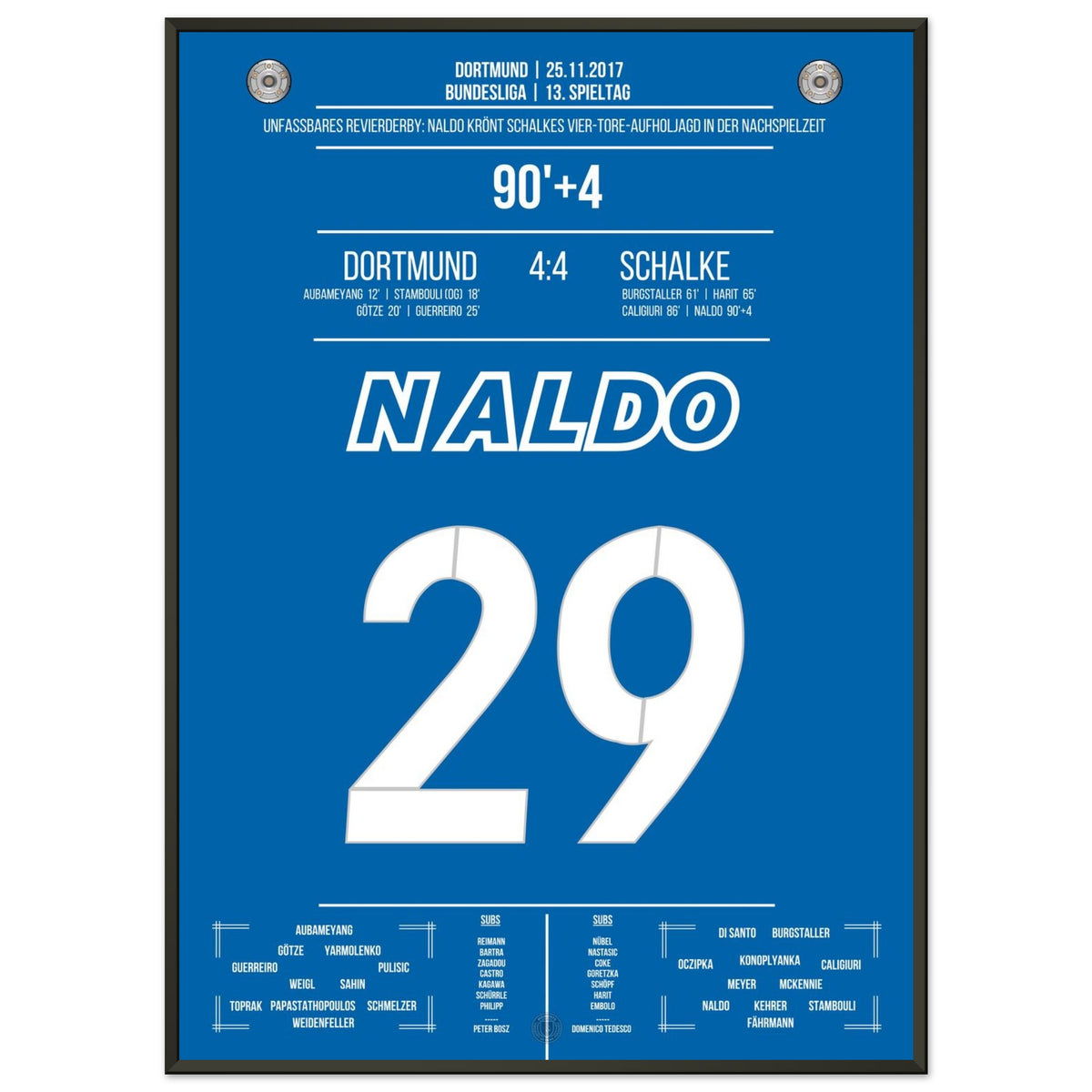 Naldo's Equaliser in a Wild Comeback in the Ruhr Derby