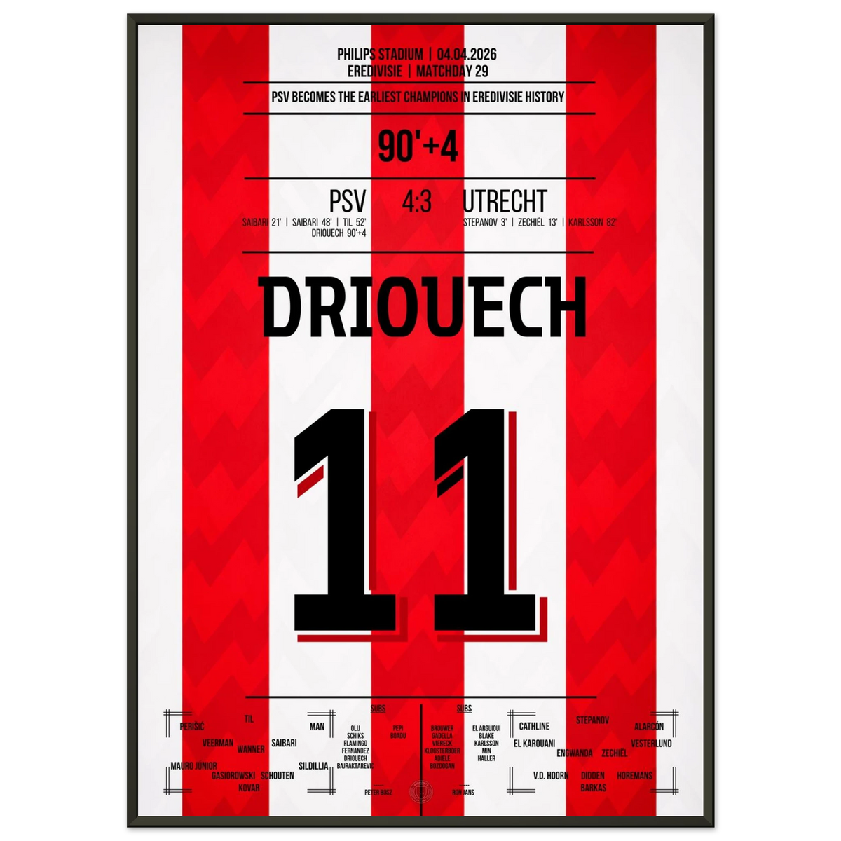 PSV celebrate the earliest title in league history