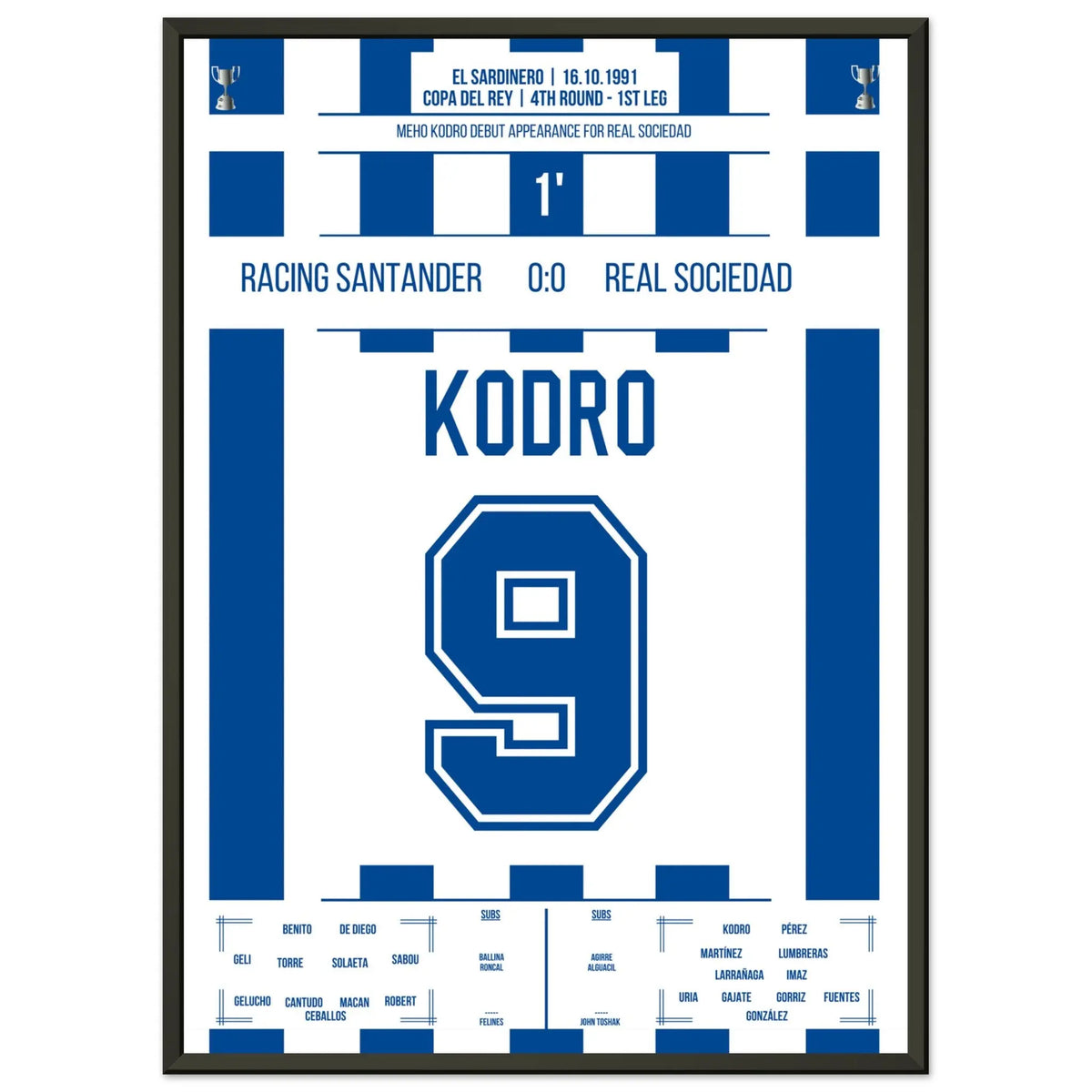 Meho Kodro's debut for Real Sociedad