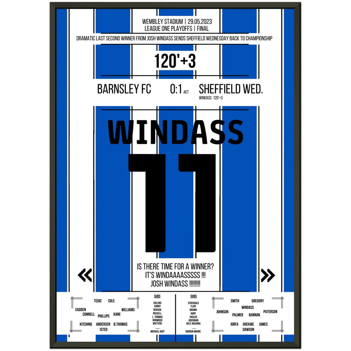 Sheffield Wednesday's dramatische Rückkehr in die Championship 2023