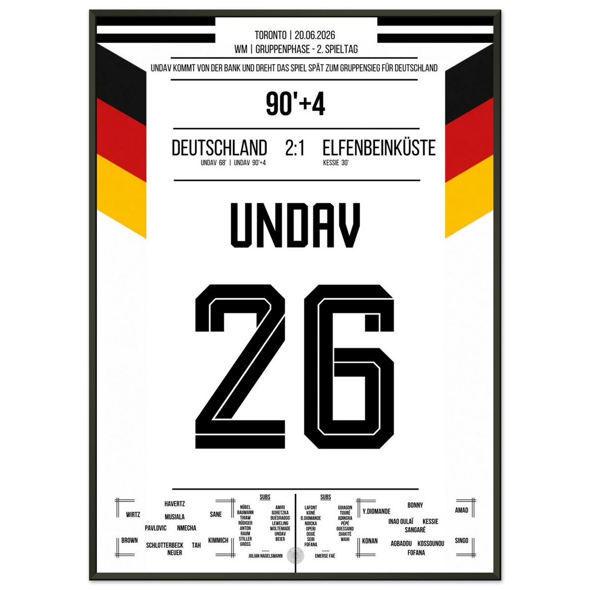 Undav the difference-maker - a brace for a late win