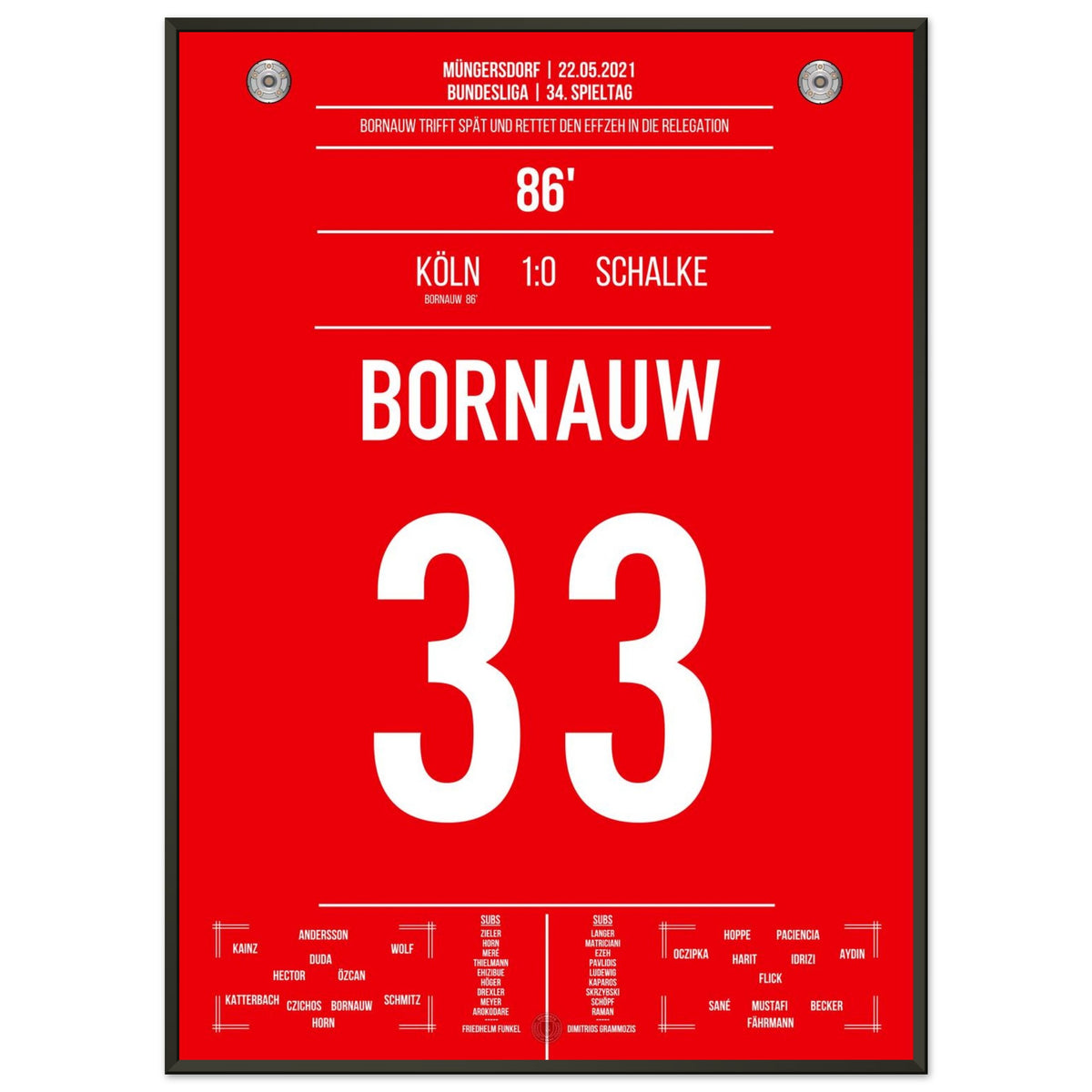 Bornauw rettet den