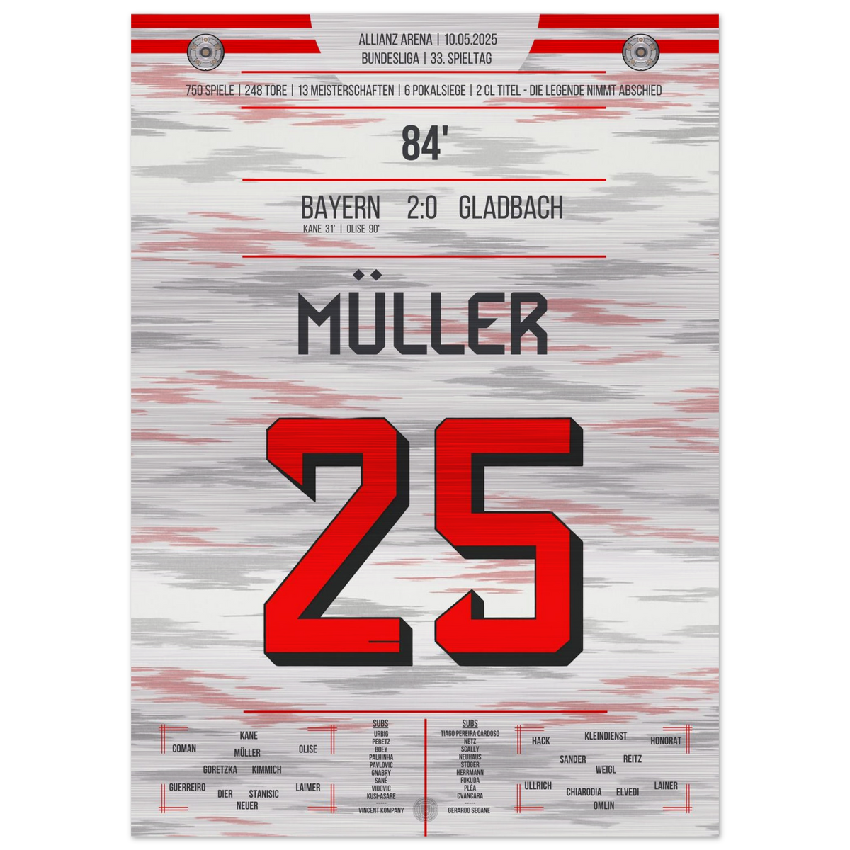 Müller - Eine Legende nimmt Abschied – Metal Edition