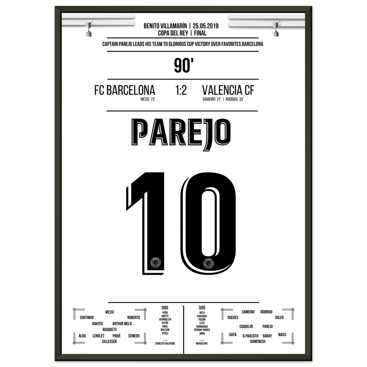Parejo Leads Valencia to Copa del Rey Triumph in 2019