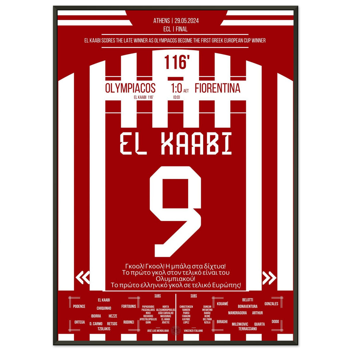 El Kaabi fires Olympiacos to their first European title in history (Commentary Edition)