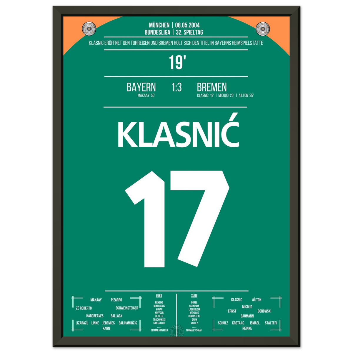 Klasnić's Goal in the 2004 Title Win in München