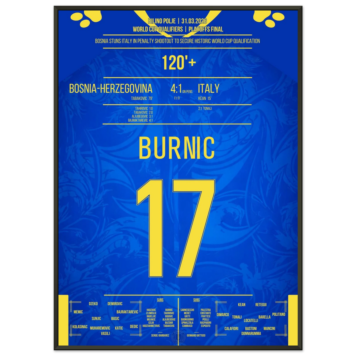 Party in Zenica! Bosnia heads to WM 2026 - Burnic