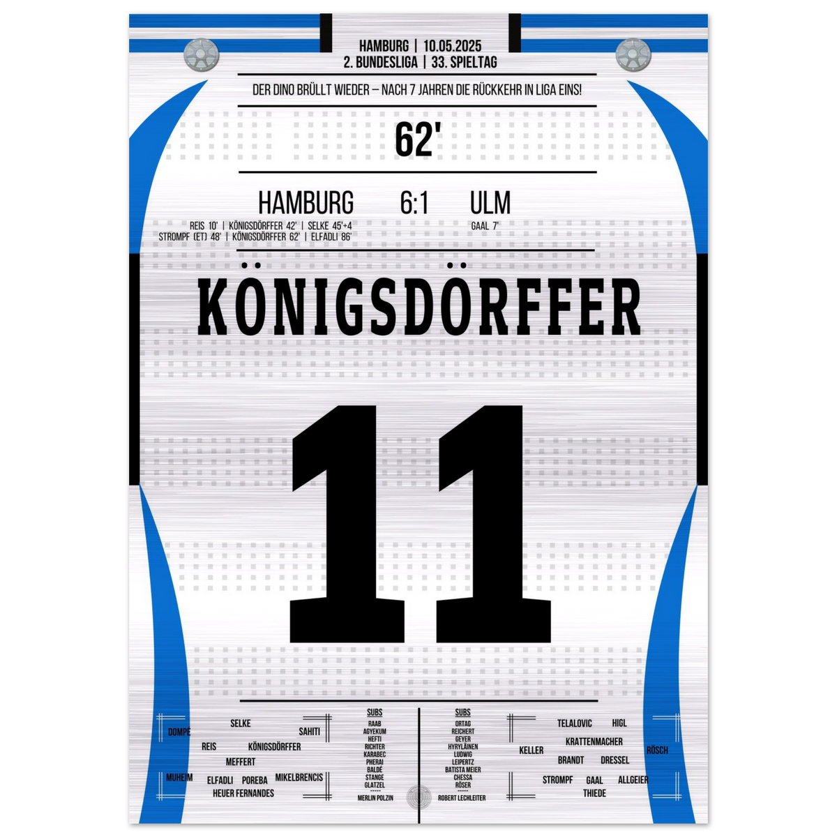Hamburg's Promotion Party! Bundesliga Return After 7 Years – Metal Edition