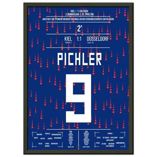 Pichler scores and the storks celebrate the first Bundesliga promotion in the club's history.