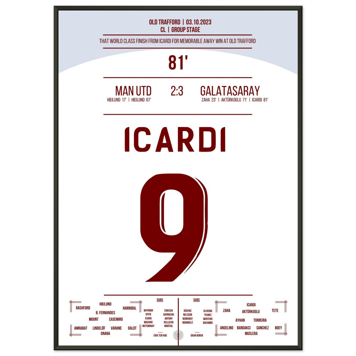 Icardi's Siegtreffer im Old Trafford
