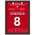 Liverpool's spätes Comeback in Unterzahl im St. James' Park A4-21x29.7-cm-8x12-Schwarzer-Aluminiumrahmen