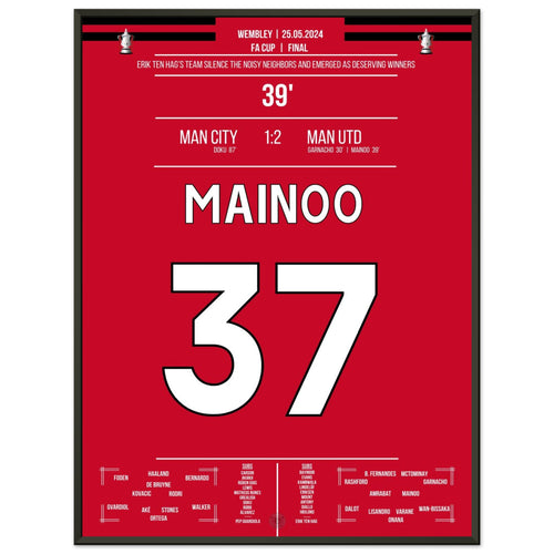Mainoo scores in United's FA Cup victory.