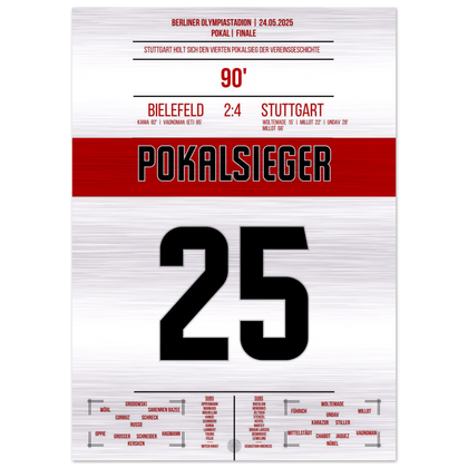 Stuttgart's Cup Win 2025 – Metal Edition