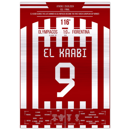 El Kaabi Fires Olympiacos to Their First European Title in History – Metal Edition