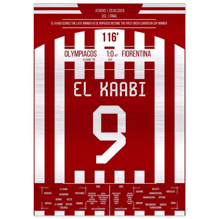 El Kaabi schießt Olympiacos zum ersten europäischen Titelgewinn der Geschichte – Metal Edition
