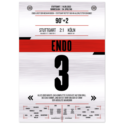 Endo's Rettung zum Klassenerhalt – Metal Edition