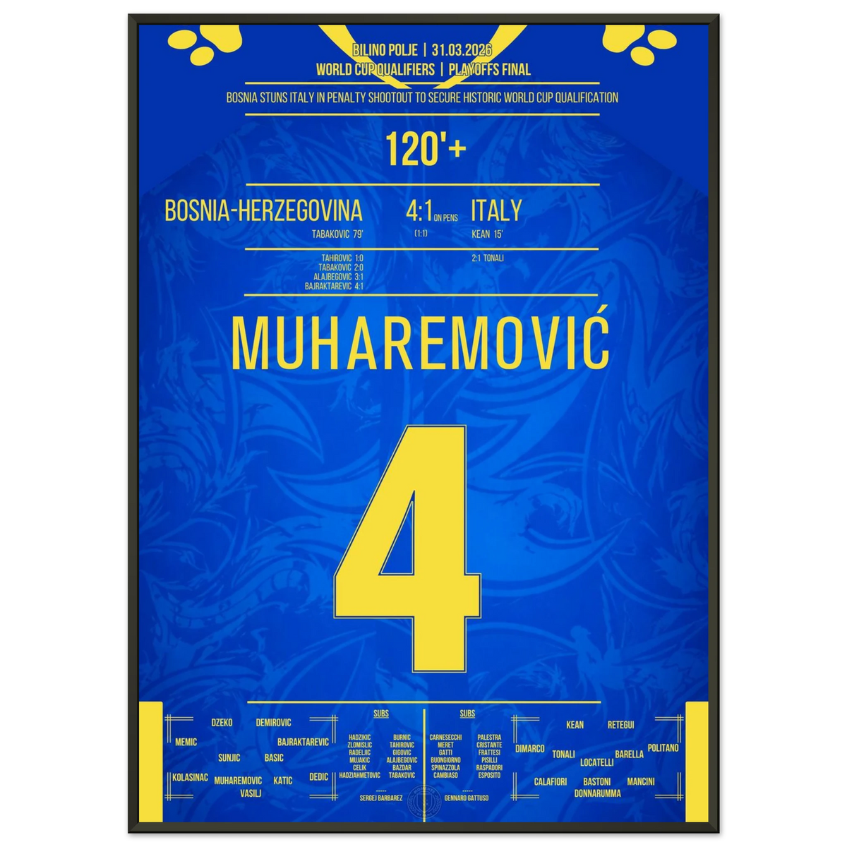 Party in Zenica! Bosnien fährt zur WM 2026 - Muharemovic