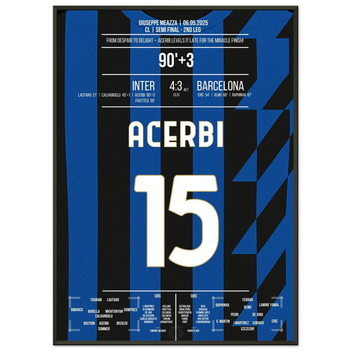 Acerbi shocks Barca in the final second