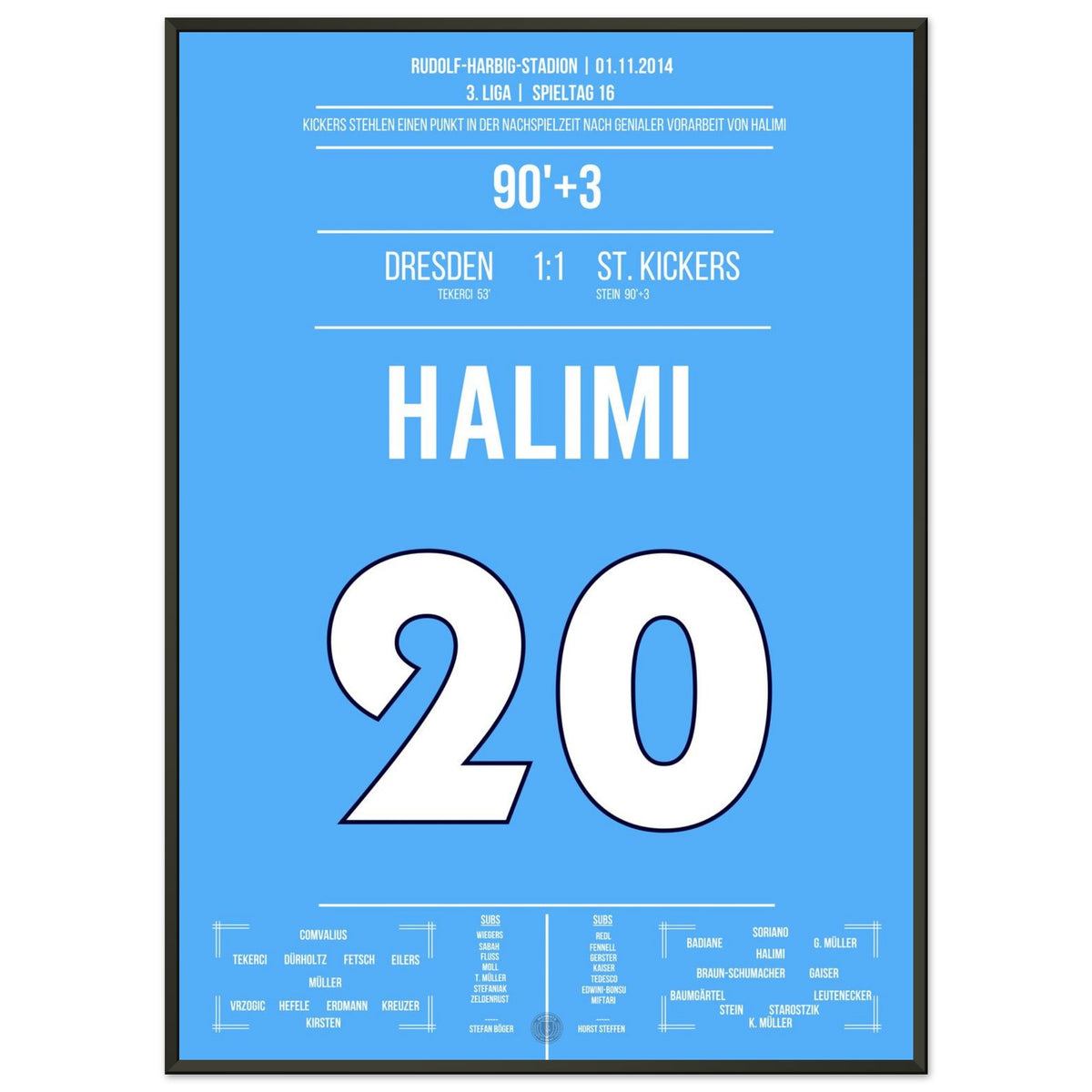Halimi's genialer Moment in der Nachspielzeit in Dresden 2014