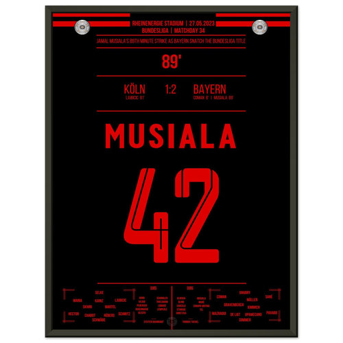 Musiala's Dream Goal for the 11th Consecutive Championship 2023