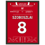 Liverpool's spätes Comeback in Unterzahl im St. James' Park 30x40-cm-12x16-Schwarzer-Aluminiumrahmen