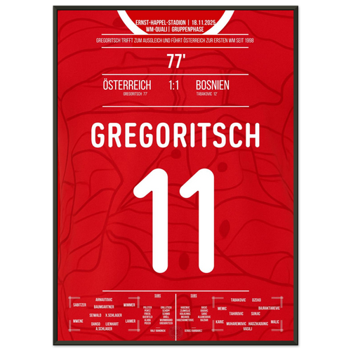 Gregoritsch leads Austria to their first World Cup in 28 years