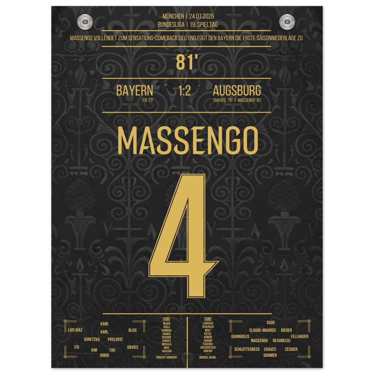 Massengo stuns Bayern in sensational away victory
