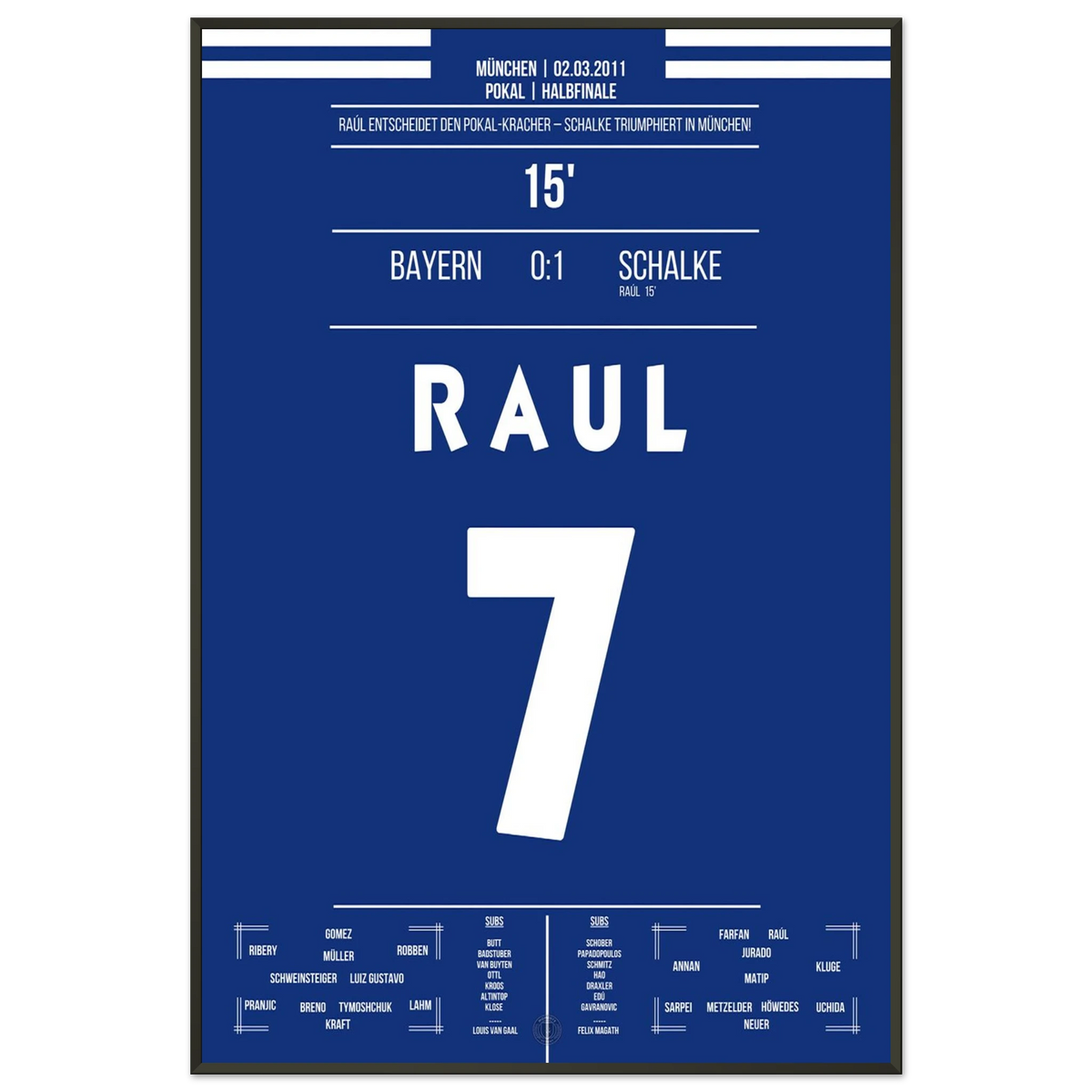 Raúl entscheidet den Pokal-Kracher – Schalke triumphiert in München in 2011