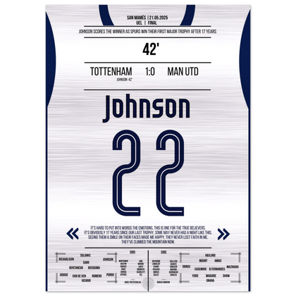 Johnson's decisive goal secures European Cup triumph for Tottenham – Metal Edition