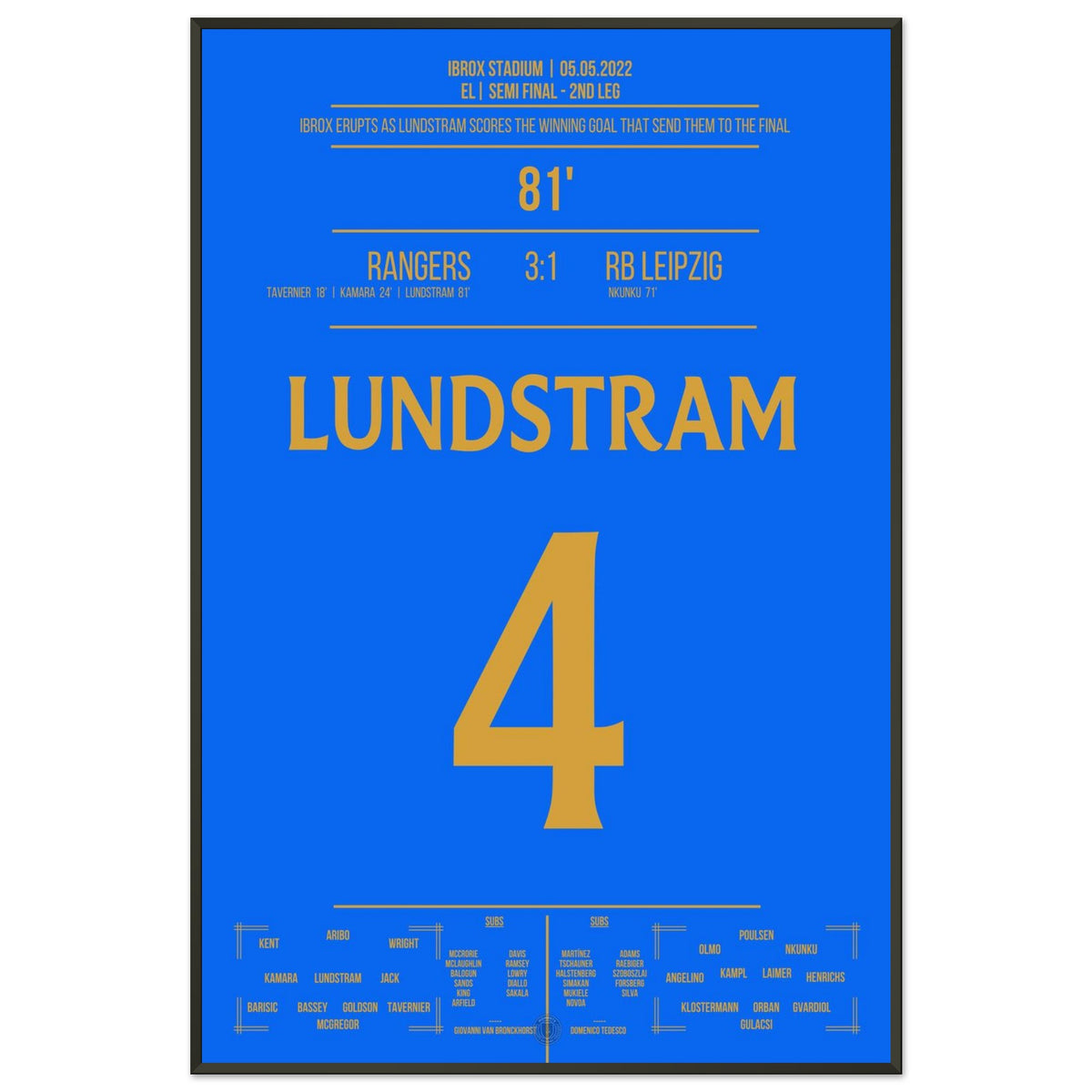 Lundstram's Siegtreffer zum Finaleinzug