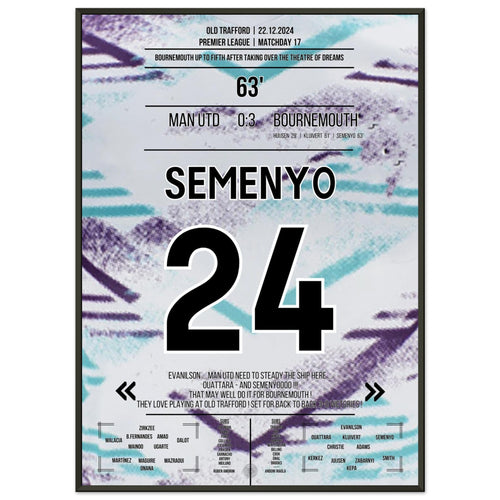 Semenyo scores and Bournemouth conquers Old Trafford - Once again!