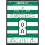 Bruno Fernandes schießt Sporting im Derby ins Pokalfinale 2019 50x70-cm-20x28-Schwarzer-Aluminiumrahmen
