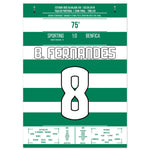 Bruno Fernandes schießt Sporting im Derby ins Pokalfinale 2019 50x70-cm-20x28-Ohne-Rahmen