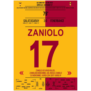 Galatasaray feiert die Meisterschaft im zweitem Derbysieg gegen Fenerbahce 2023 A4-21x29.7-cm-8x12-Ohne-Rahmen