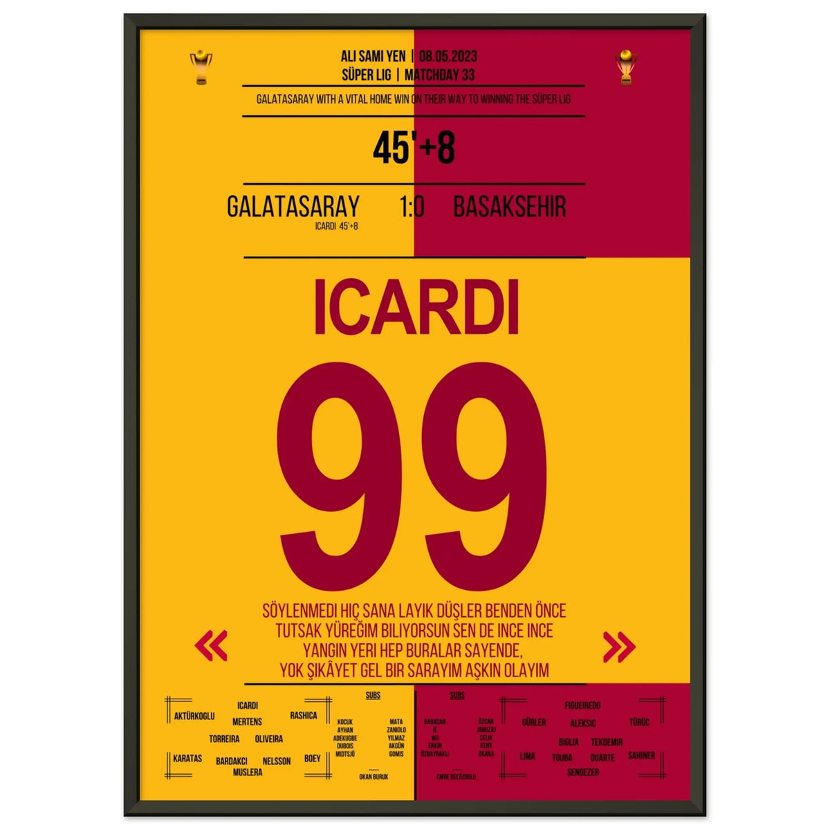 Icardi fires Galatasaray to victory over Basaksehir