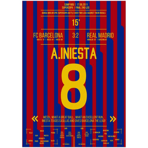 Iniesta's Goal in the 2011 Supercopa Win