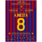 Iniesta's Tor bei Supercopa-Sieg in 2011 45x60-cm-18x24-Ohne-Rahmen