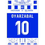 Oyarzabal entscheidet das Copa Del Rey Finale 2020 50x70-cm-20x28-Ohne-Rahmen