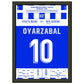 Oyarzabal entscheidet das Copa Del Rey Finale 2020 A4-21x29.7-cm-8x12-Schwarzer-Aluminiumrahmen