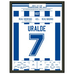 Real Sociedad gewinnt den spanischen Supercopa 30x40-cm-12x16-Schwarzer-Aluminiumrahmen