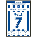 Real Sociedad gewinnt den spanischen Supercopa 60x90-cm-24x36-Schwarzer-Aluminiumrahmen