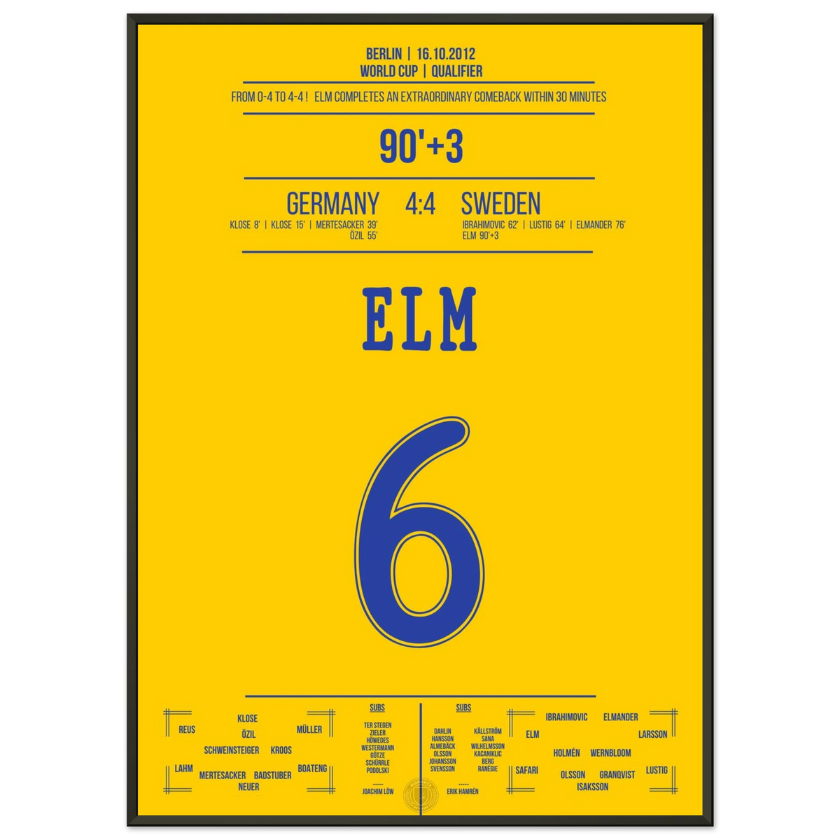 Von 0-4 auf 4-4 Elm trifft spät zum legendären Comeback