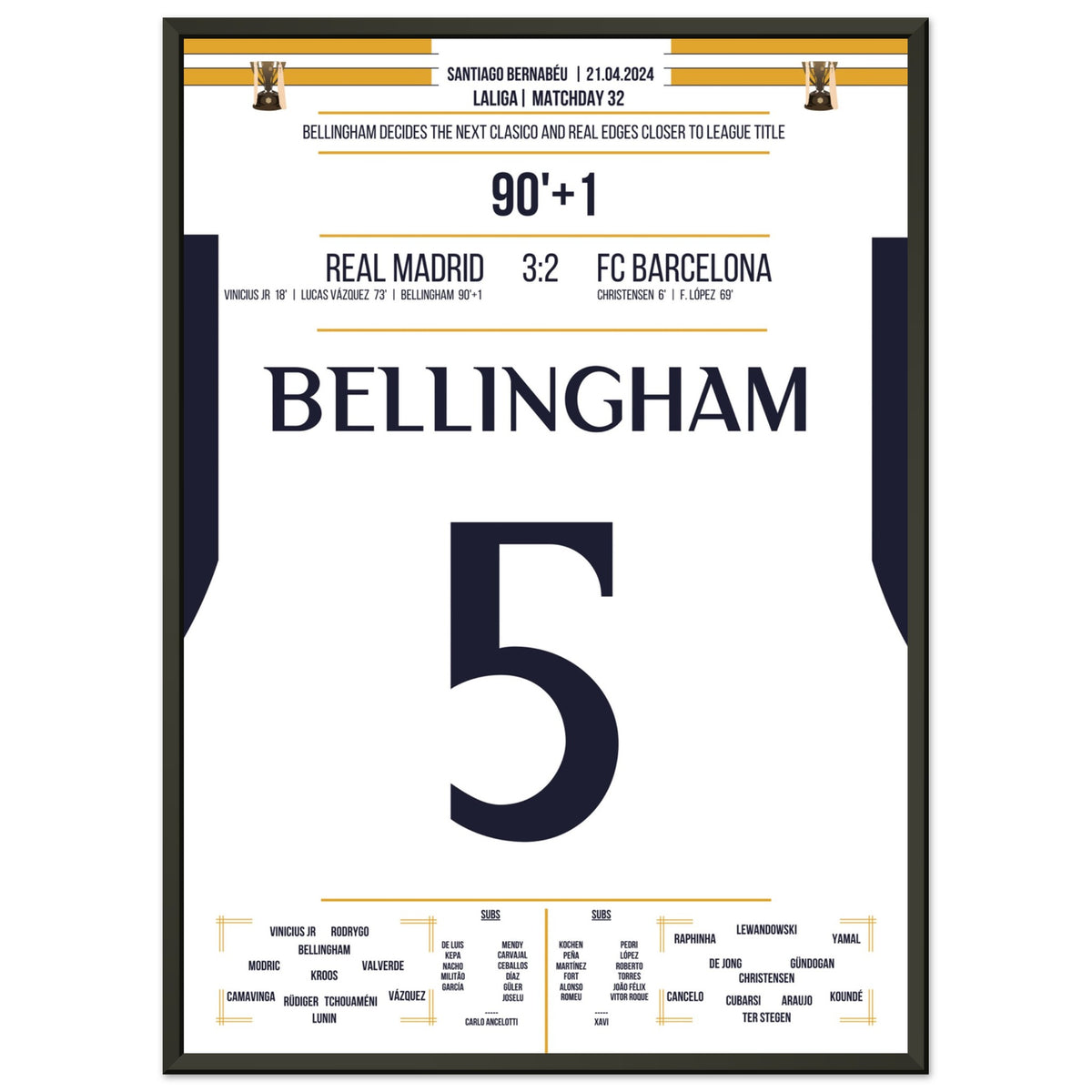 Bellingham entscheidet den nächsten Clasico in der Nachspielzeit!