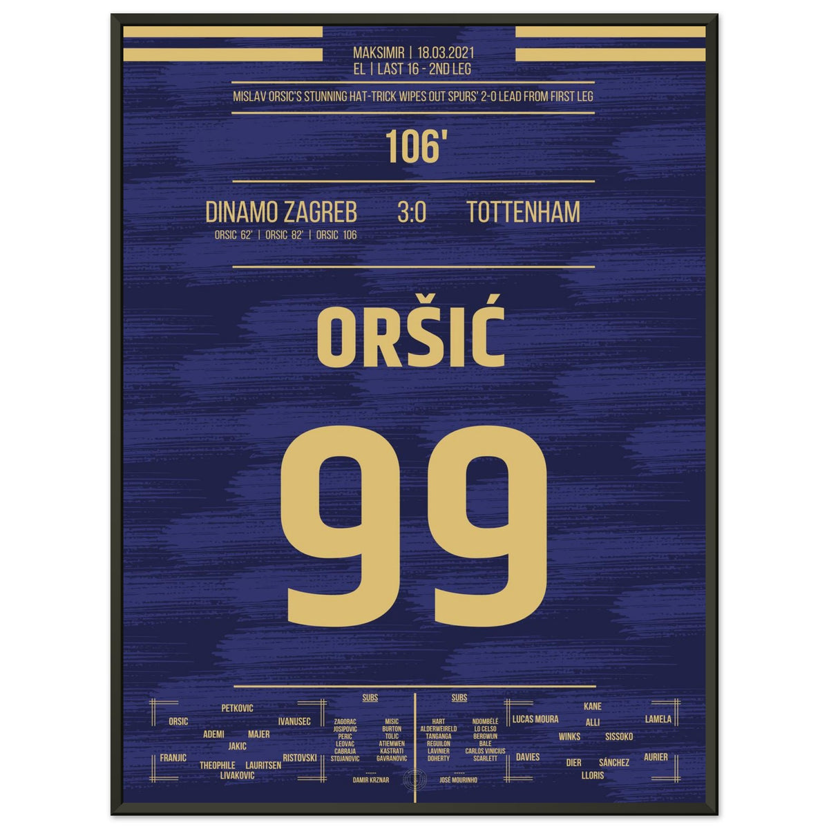 Orsic schießt Dinamo mit Hattrick ins Viertelfinale